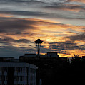 Space Needle Sunset 